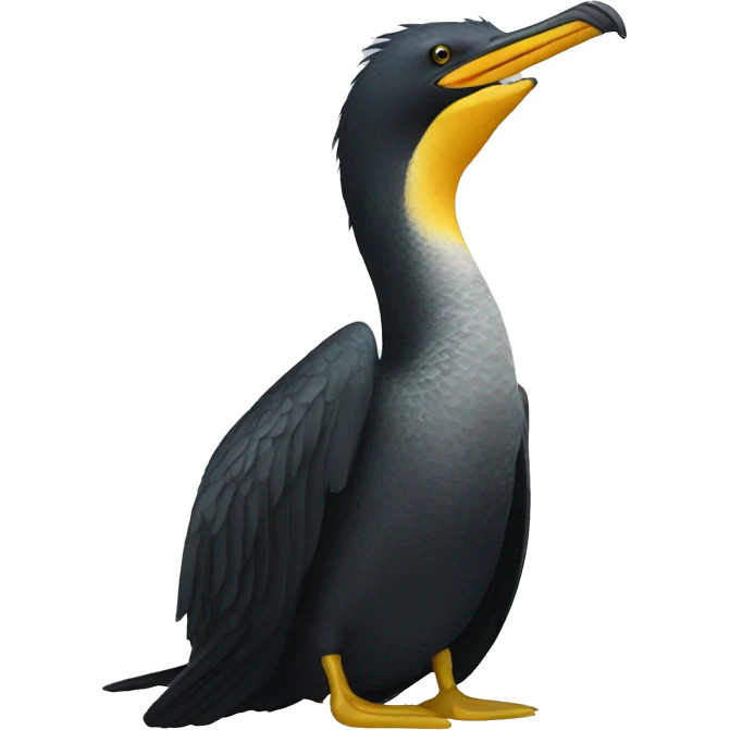 cormorant  emoji