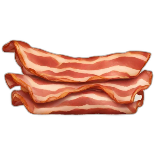 Bacon wrapped tank with a bikini top emoji