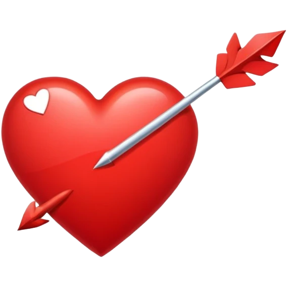 Corazon con flecha de cupido emoji
