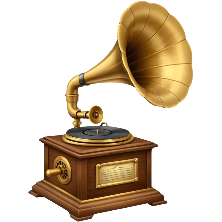 Gramophone Music Player emoji