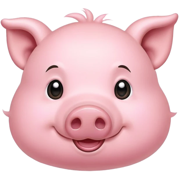 Pig in the sky emoji