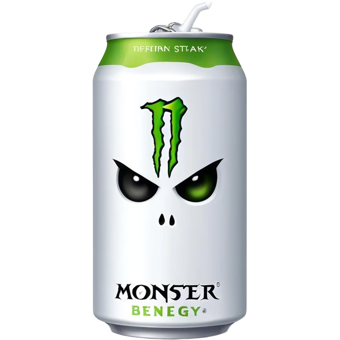 White monster drink emoji