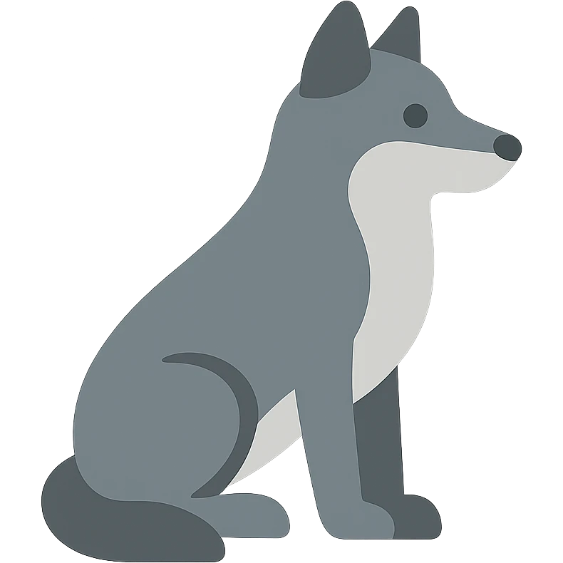Wolf emoji
