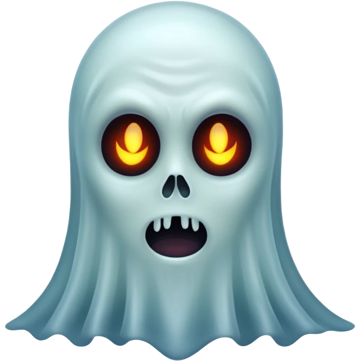 evil ghost emoji