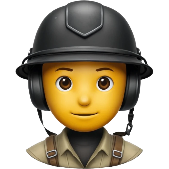 Üstünde (PUBG)yazan bir kask yap. emoji