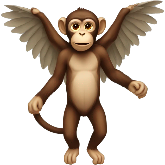 monkey with wings  emoji