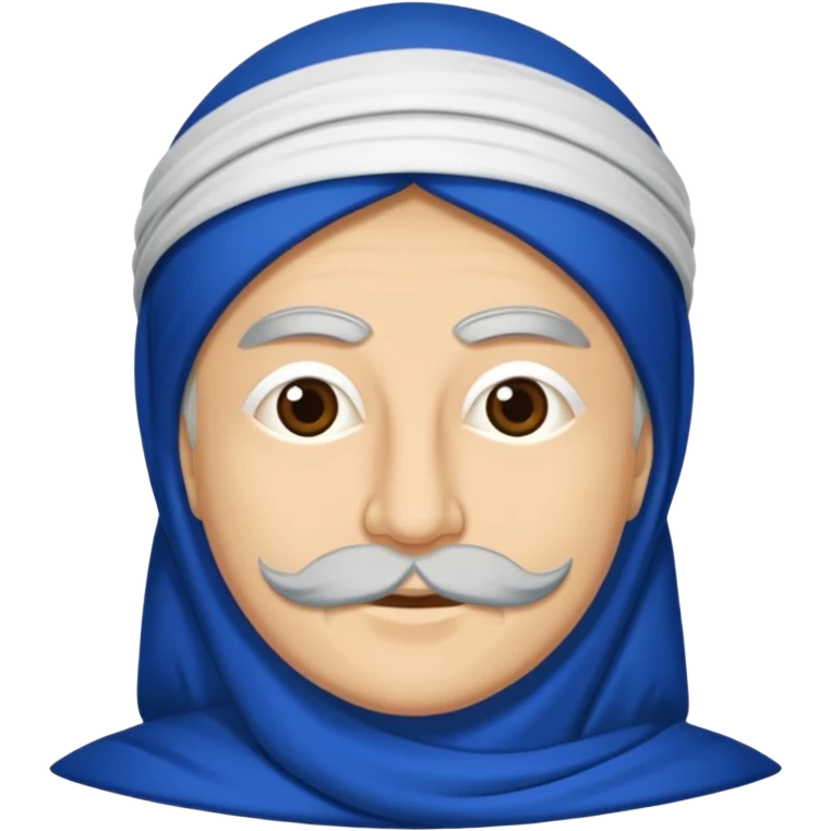 DOĞU TÜRKİSTAN BAYRAĞI (İNSANSIZ) AY VE YILDIZ MAVİ BAYRAK emoji
