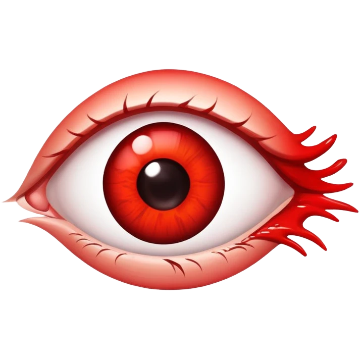 Eye bloodshot emoji