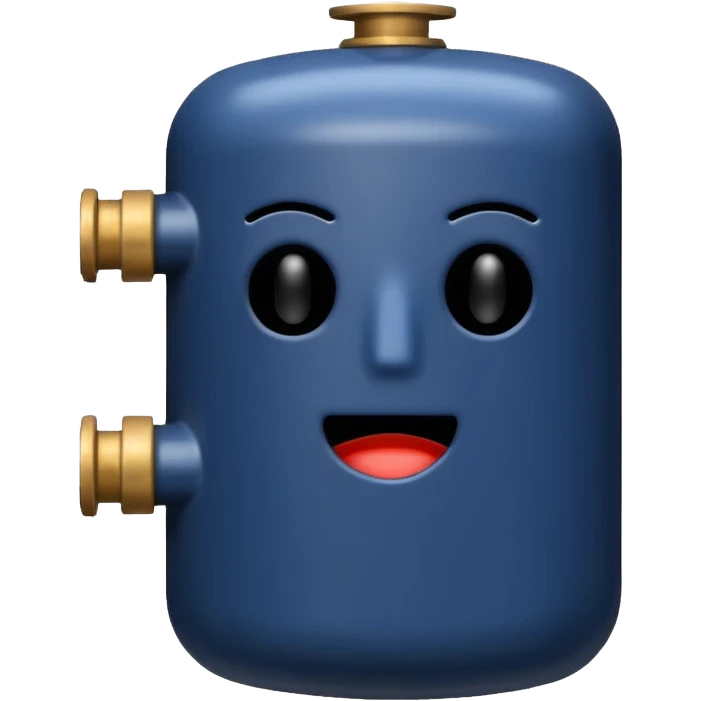 navy blue boiler emoji modern no face emoji