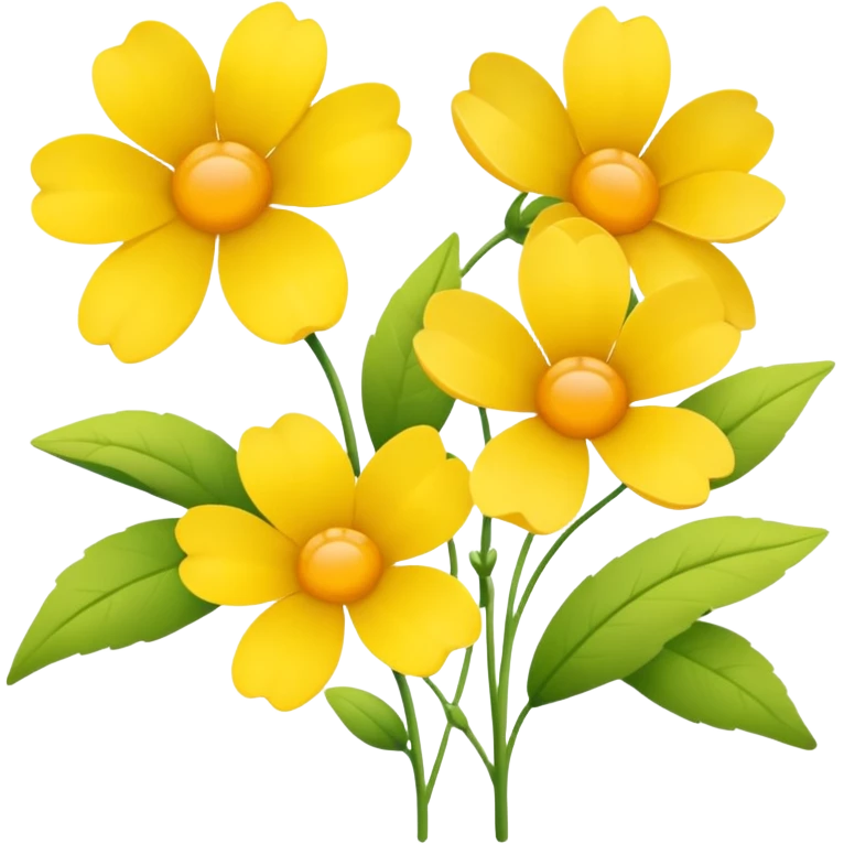 sarı çiçekl emoji