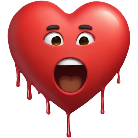 Beating heart emoji