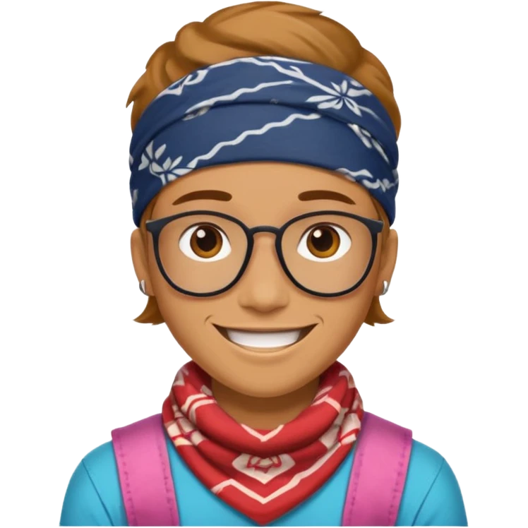 hipster bandana emoji