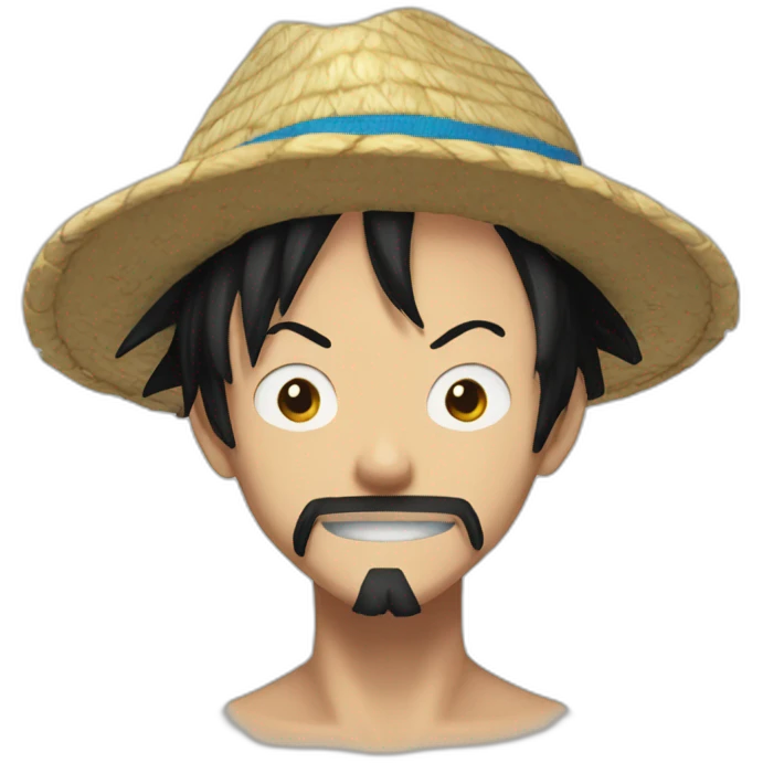 Mugiwara no luffy emoji