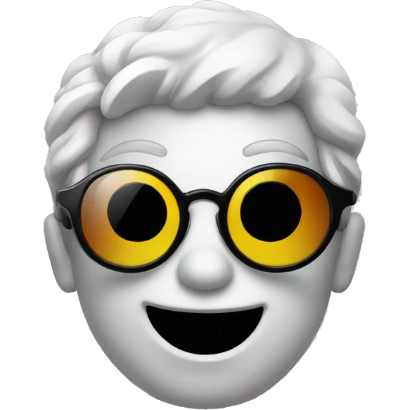 cool smiley with sunglass and the hands pointing to left  emoji