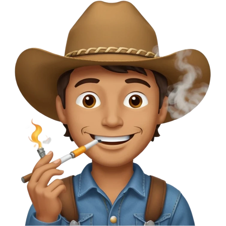  🤠😮‍💨 emoji