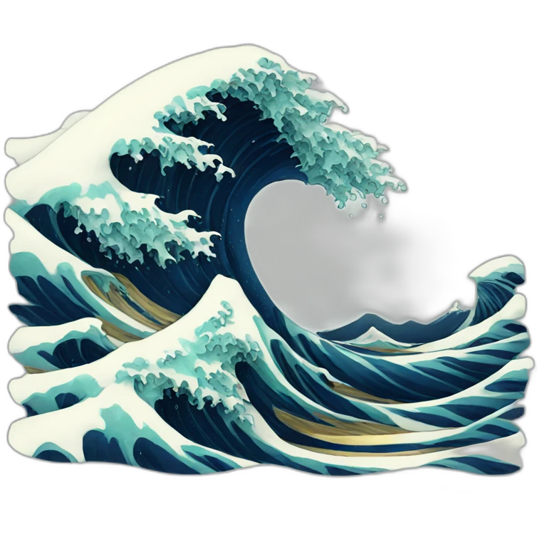 Wave hi emoji