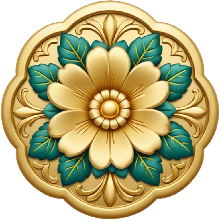 flower badge emoji