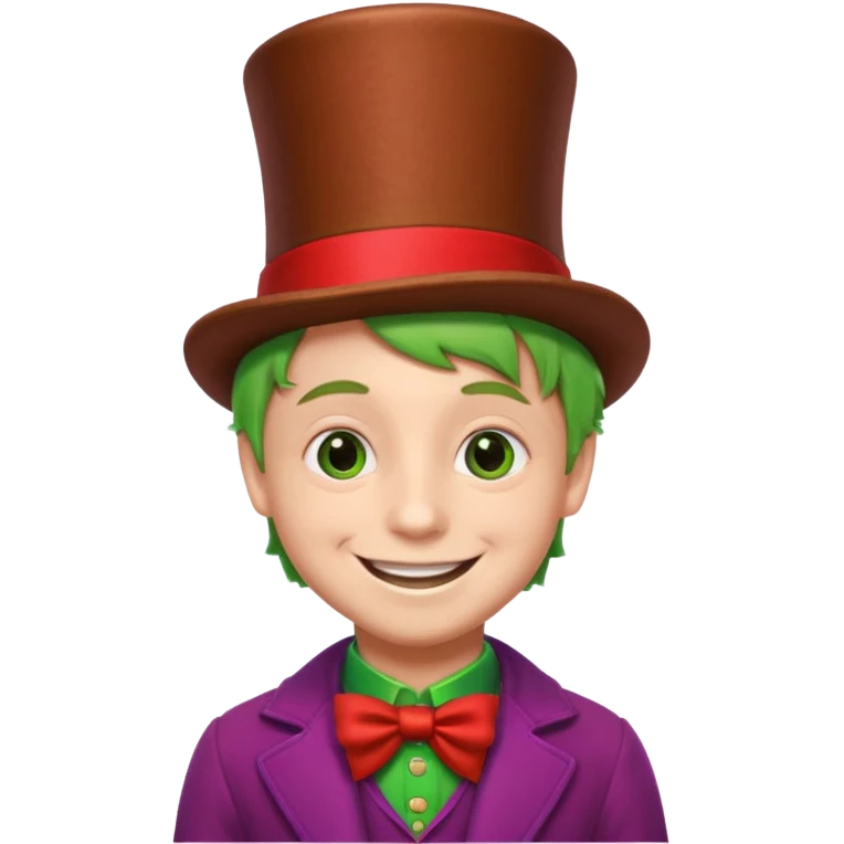 Wonka boy Christmas style emoji