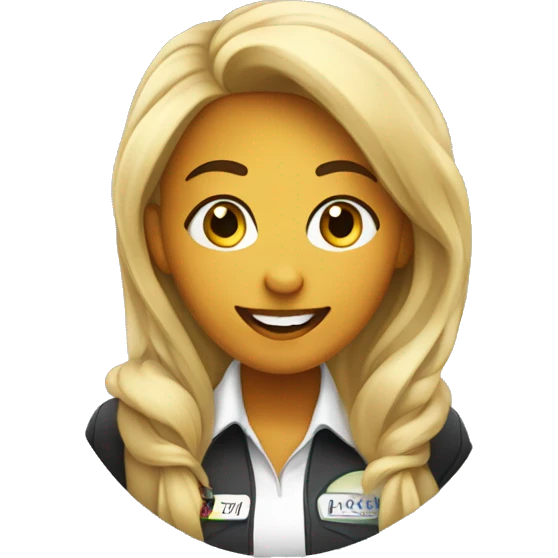 student ambassador that is running events and promoting a companies brand. It is a diverse girl and she is having a fun time! emoji