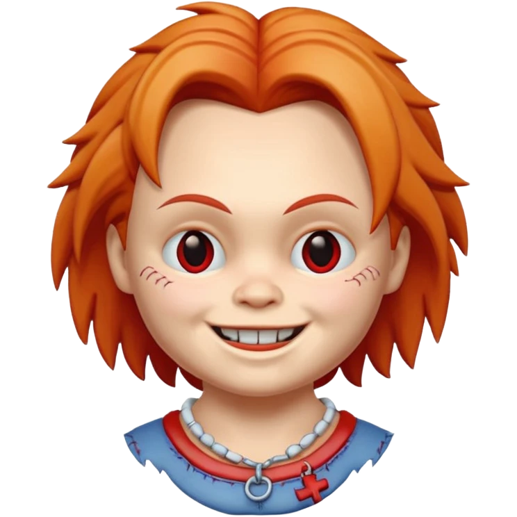 chucky icon neckless emoji