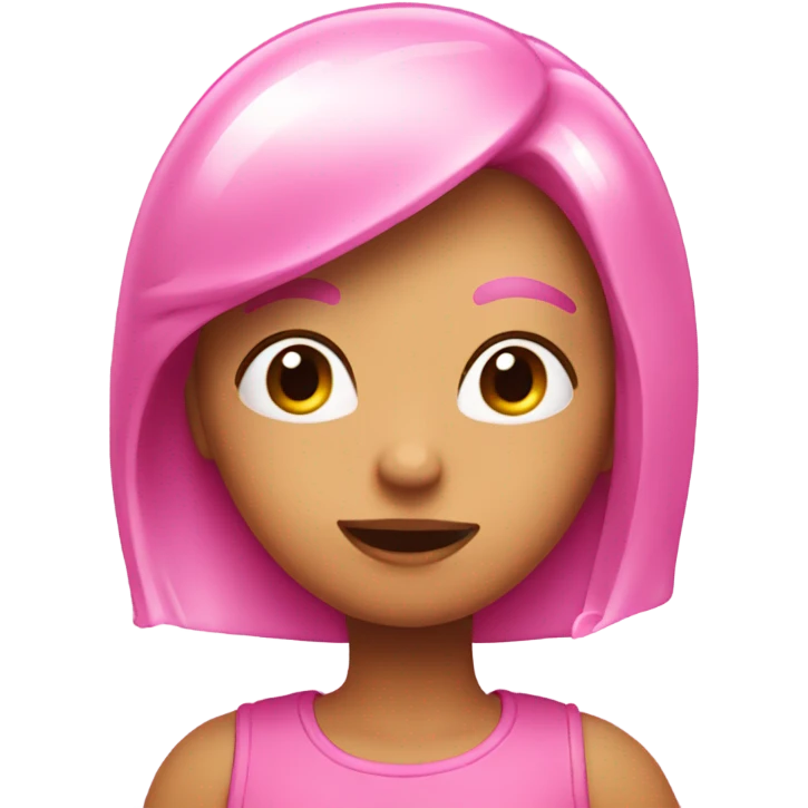 Pink bubble  emoji
