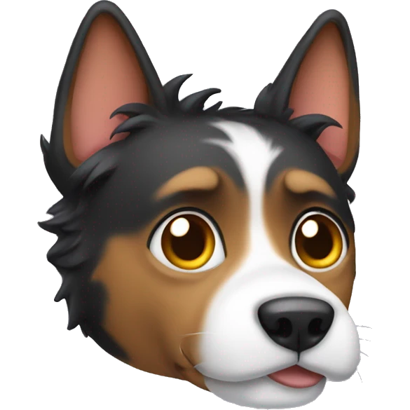 Dog with cat ears emoji