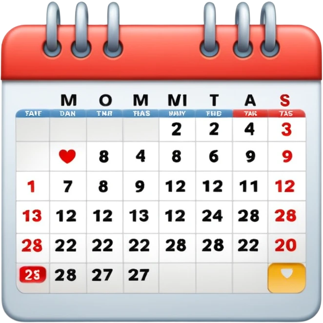 calendar emoji