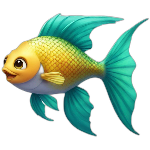 little-mermaid poisson emoji
