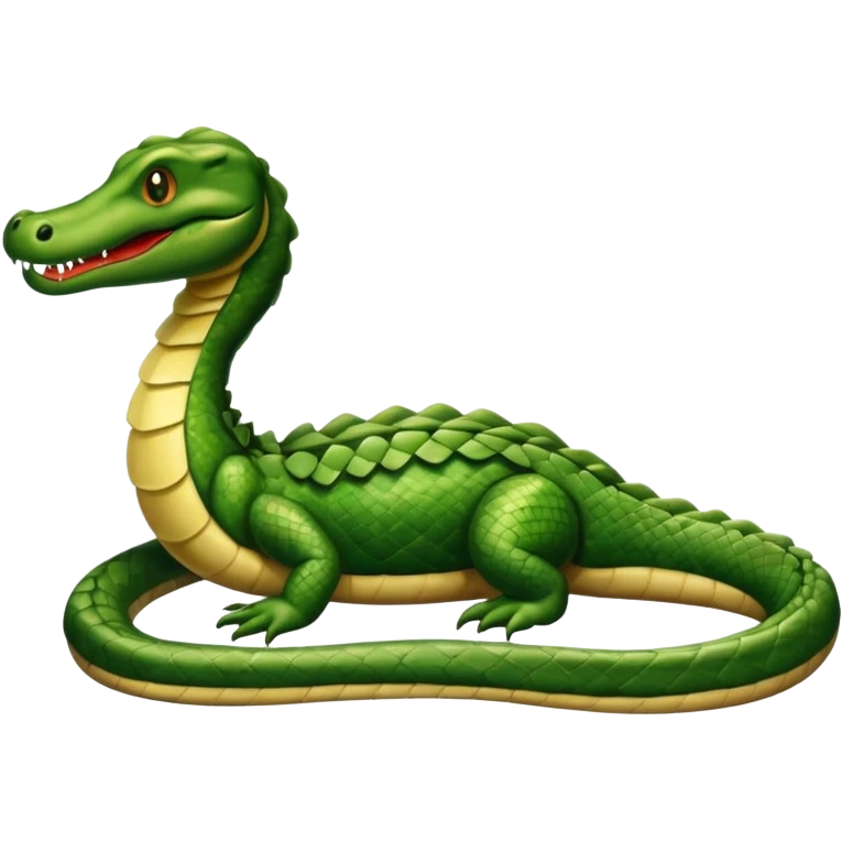 Alligator snake emoji