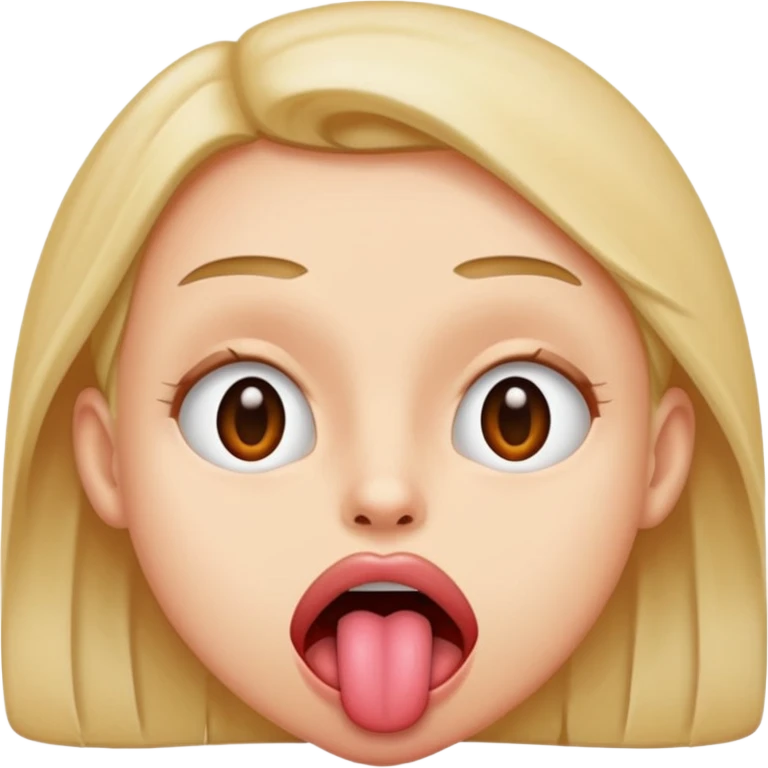 evilly plotting with tongue out emoji
