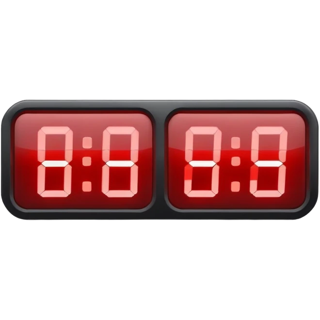 digital countdown timer emoji