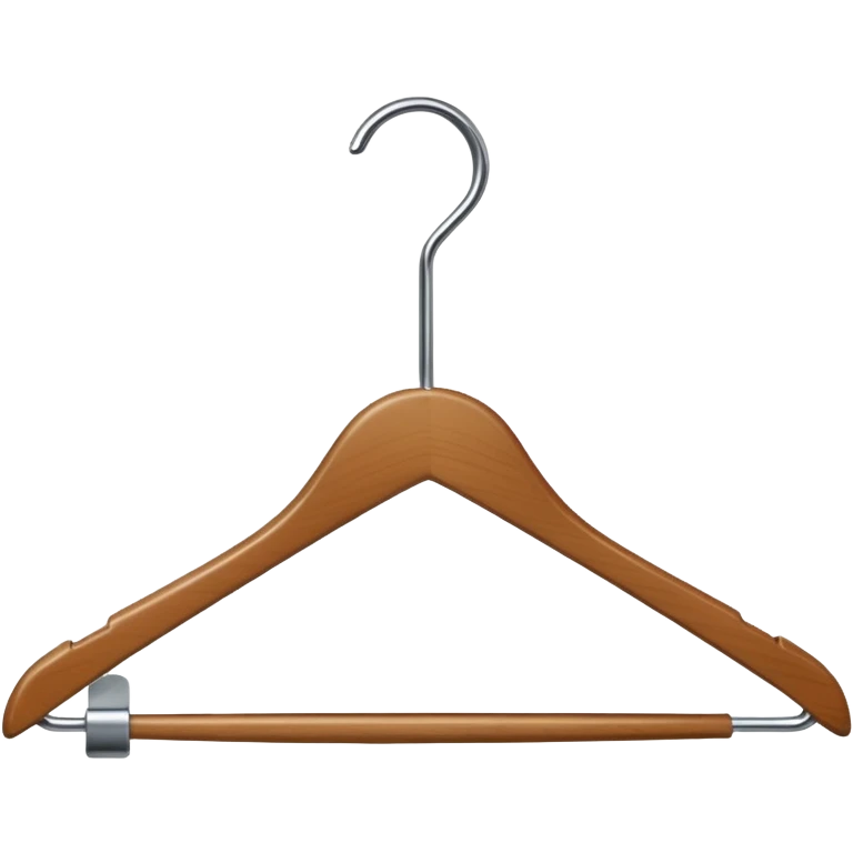 Wooden clothes hanger emoji