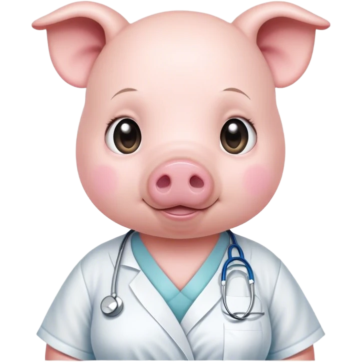 Mommy pig is going to hospital emoji