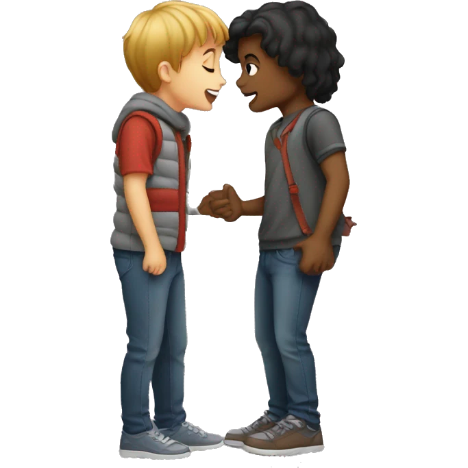  boy   kiss    a  girl emoji