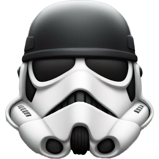 Dark trooper sleek slow car  emoji