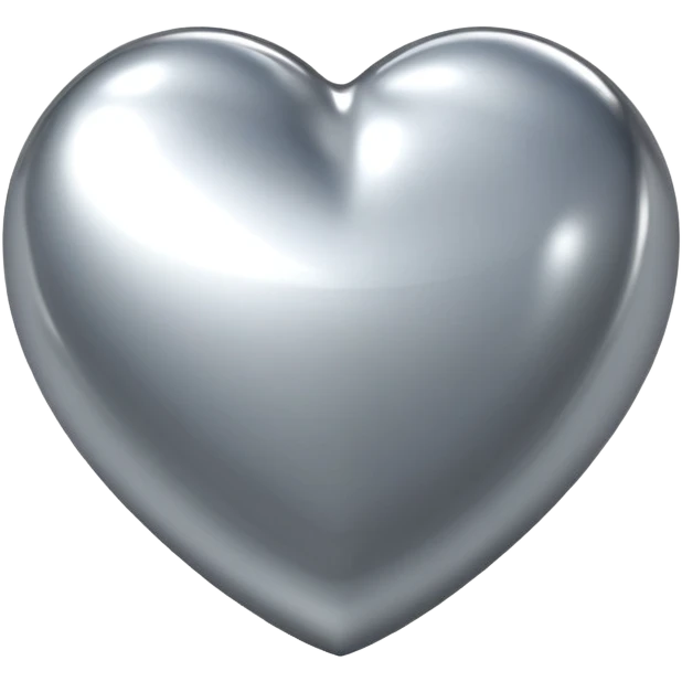 sorayama heart glossy metal parts sfw emoji