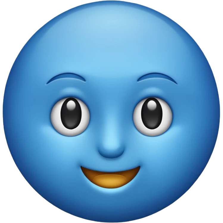 O emoji azul com o selo verificado dentro emoji