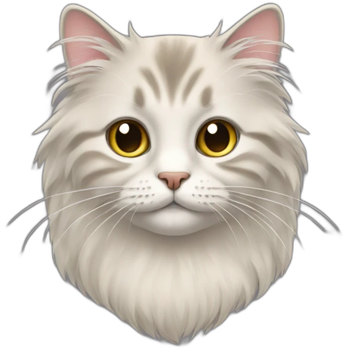 Scottish cat long hair emoji
