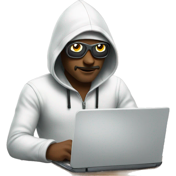 hacker doing seo work emoji