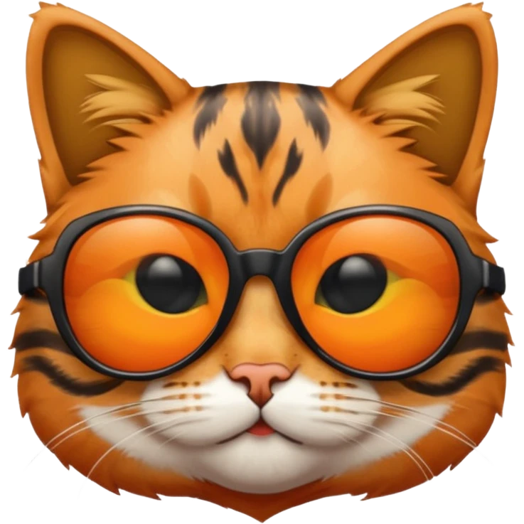 Cat wearing sunglasses emoji