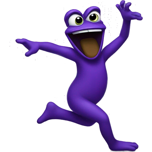 purple pepe dancing emoji