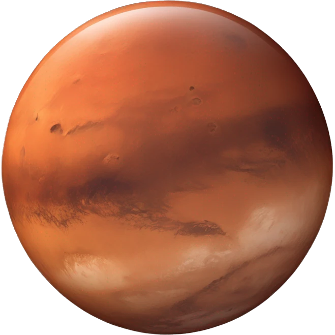 Mars planet emoji