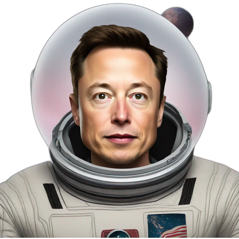 elon musk in space emoji