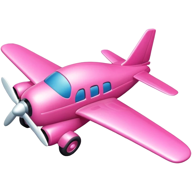 pink airplane  emoji