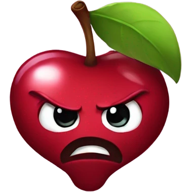 spoiled cherry emoji