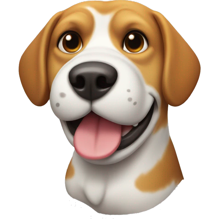 Fat beagle dog emoji