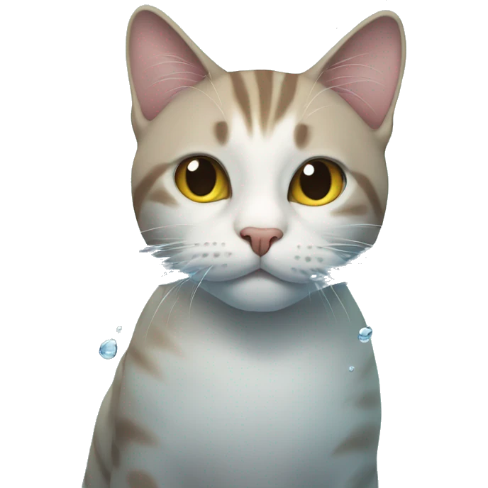 cat in water  emoji