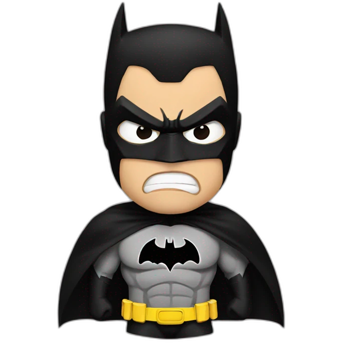 Angry Batman emoji