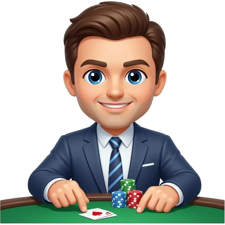 Full of confidence, you go all-in— emoji