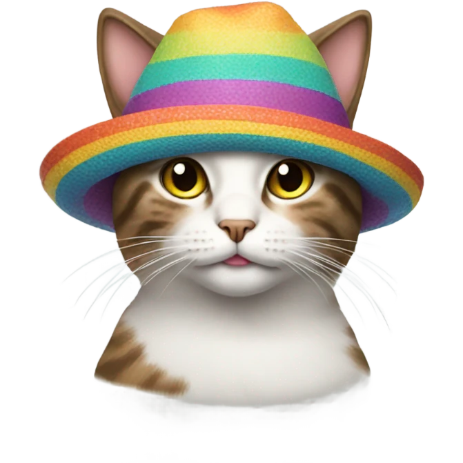 Cat wearing hat emoji